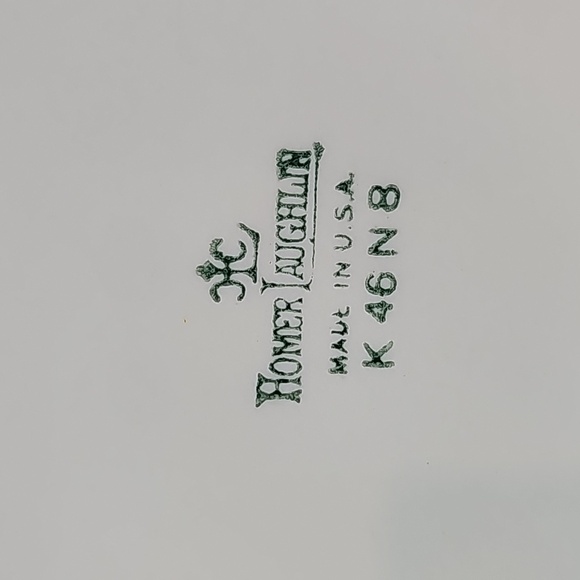 Vintage Homer Laughlin Pink Blue Flower Round Covered Vegetable Dish w/ Gold - Picture 16 of 16